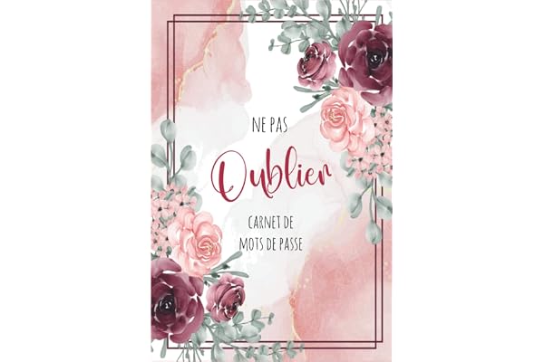 Carnet de Mots de Passe: Carnet de mots de passe alphabétique - Cahier pour vos identifiants et mots de passe Internet - répertoire alphabétique - Petit format pratique A5 - 110 pages