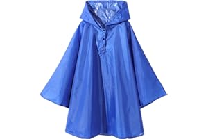 QIKADO Ponchos Impermeables Lluvia Niños Unisexo 1-12 años