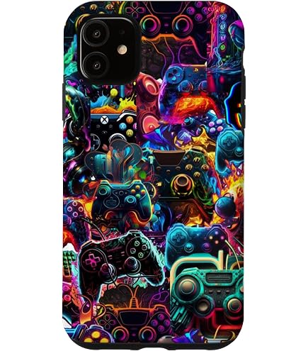 Housse De Protection Silicone Fluo Pour IPhone 12 Mini - Fine, Souple, Antichoc, Lueur Dans Le Noir, Motif Graffiti