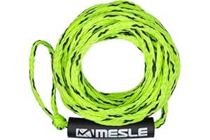 ‎MESLE Mesle Schlepp-Leine 2 Personen 50' für Wassersport Tubes und Schleppreifen