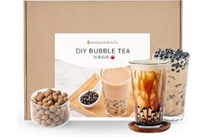 ‎EASYCOOKASIA EasyCookAsia Bubble Tea Set I DIY Bubble Tea Set | Bubble Tea Kit | inkl. 2 Rezepte