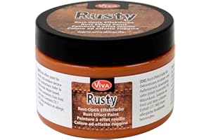 Viva Decor-Rusty Acrilico per Carta e Altro-Rust, 150 ml, Colore: Arancione