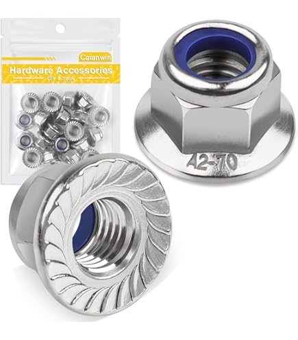 Dadi Sicurezza M8 In Acciaio Inox A2 - 30 Pezzi Autobloccanti DIN 985