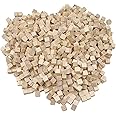 Unfinished Wooden Blocks 1cm, Pack of 500 Small Wood Cubes for Crafts and DIY Home Decor