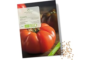 GROWGREENS Semi di pomodoro biologici (Rouge de Marmande) - Semi di pomodoro da coltivare in giardino, sul balcone e sul orto rialzato