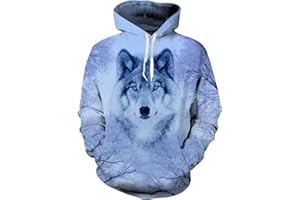 Fanient Męska i damska bluza z kapturem z polaru z nadrukiem 3D Nowość bluza z kapturem z długim rękawem dla mężczyzn i kobiet