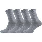 David Benjamin Unisex 4-Piece Premium Boxed Cotton Tennis & College Socks Women & Men - Breathable, Durable, Soft and