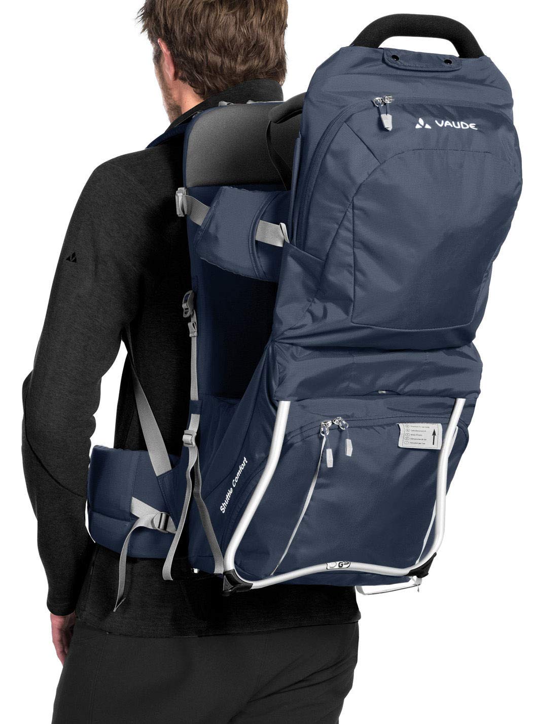 vaude baby carrier blue