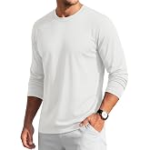 MAGCOMSEN Men's Cotton Round Neck Tagless Long Sleeve T-Shirt | men's t-shirts tagless design