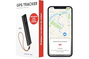 Tracker GPS CLASSIC Invoxia - Avec Abonnement Inclus - pour Voitures, Motos, Vélos, Enfants - Alertes de Mouvement et d’Inclinaison - Jusqu’à 6 mois d’autonomie