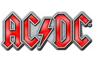 for-collectors-only AC/DC Anstecker Red Logo Pin Badge Button Anstecknadel