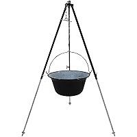 Gulaschkessel Emaille 15 Liter mit Dreibein / Suppenkessel Glühweintopf Gulaschtopf Eintopfkessel