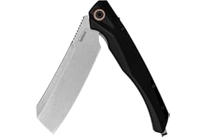 Kershaw Knives Strata Cleaver Frame Lock 2078 KVT Black G10 and D2 Pocket Knife