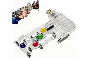 BRAVECOW Strumenti per l'apprendimento della chitarra, aiuto per accordi con un solo tasto, per adulti e bambini principianti