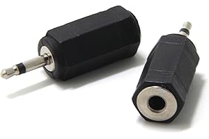 ANCABLE Harmony-Ir adapter 2-częściowy, wtyczka mono 2,5 mm, do gniazda mono 3,5 mm do Logitech Harmony Hub i Ir-Blaster, przedłużacz Ir-Emiter, repeater, odbiornik Ir.