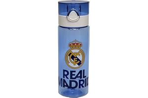CYPBRANDS Real Madrid Wasserflasche, Kanister, Trinkflasche, Sicherheitsverschluss, Fassungsvermögen 500 ml, Blau, offizielles Produkt (CyP Brands)