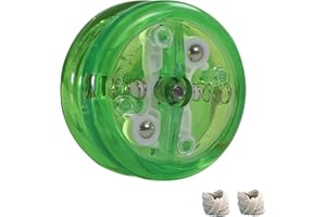 Yomega The Original Brain - Yoyo Professionale per Bambini e Principianti, Risposta reattiva Automatica Yo Yo Migliore per Fare acrobazie Incluso di Ben 2 Corde Extra (Verde)
