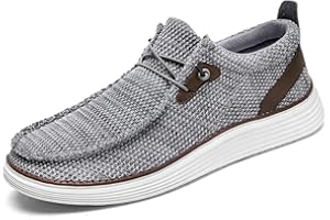 DLWKIPV Herren Loafers Slip on Schuhe für Herren Walkingschuhe Bootsschuhe Bequemes Sneakers Leichtes aus Gehen Business Schuhe Flache Fahren Halbschuhe Casual Atmungsaktiv Mesh