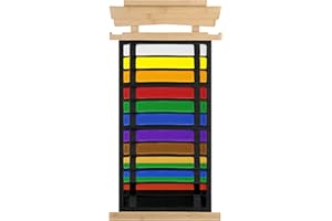 SUMNACON Support mural pour ceinture d'arts martiaux, karaté, taekwondo, arts martiaux (sans ceintures)