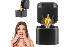 TOGETDREAM Scatola Regalo a Sorpresa con Dito Medio, Middle Finger Surprise Gift Box Regalo Scherzi Ufficio Regali Divertenti Regalo scherzoso Regalo di Natale Decorazione per Scrivania e Casa/Ufficio Giunti