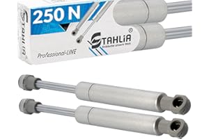 ‎STAHLIA Stahlia Gasdruckfeder 250N (2 Stück) Gasdruckdämpfer Ersatz für Lift-O-Mat Kompressionsfeder Klappenbeschlag Türdämpfer