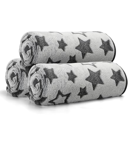 Kexayo Katzen-Decken Set - 3 Stück 60x40cm Flauschig Weich & Waschbar