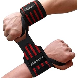 Boldfit Wrist Band for Gym Workout Wrist Support for Gym Straps for Men Hand Band Strap for Man Accessories for Men Workout Wrists Supporter wrap for Man Workouts Accessories for Women Hand Wraps