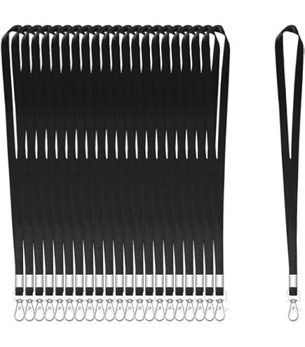 A6 Vertical Extra Large Portrait Clear ID Badge Card Holders Plastic Pocket Pass Holders Insert Size 152 X 108mm (Pack 10) For Work, A6 ID Badge