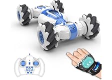 Pepisky S-012 RC Stunt Car Remote Control Watch Gesture Sensor Deformable Electric Toy Cars All Terrain Speed 2.4GHz 4WD 360°