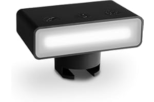 ABC Design Licht – Flexibles Kinderwagenlicht für alle ABC Design Kinderwagen – Kann in 7 Farben leuchten – Steuerbar per kostenloser App WeWalk – Farbe: Schwarz