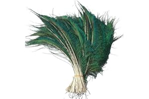 Sowder piume di pavone naturale spada 10 – 38,1 cm per matrimonio casa decorazione 30 pcs