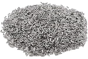 freneci 1BL Perle en Acier Inoxydable pour Polissage Tumbler Finishing Tumbling Media Shot - Forme cylindrique 2x4mm