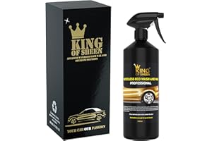 King of Sheen, Professional Waterless Wash and Wax Car Cleaner, No Water Just Clean and Shine Like New, Car Cleaning liquid spray car wash, Showroom Shine finish