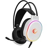 Rampage ROGUE Beyaz USB RGB Ledli Gaming Oyuncu Mikrofonlu Kulaklık