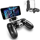 ADZ PS4 Controller Phone Mount Holder Clamp Smart Clip for PS4 Slim and PS4 Pro Controller Perfect for PS4 Remote Play