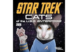 Star Trek: Cats 2026 Wall Calendar