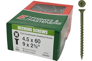 Forgefix DS4560 Pozidriv däckskruv – grön antikorrosion