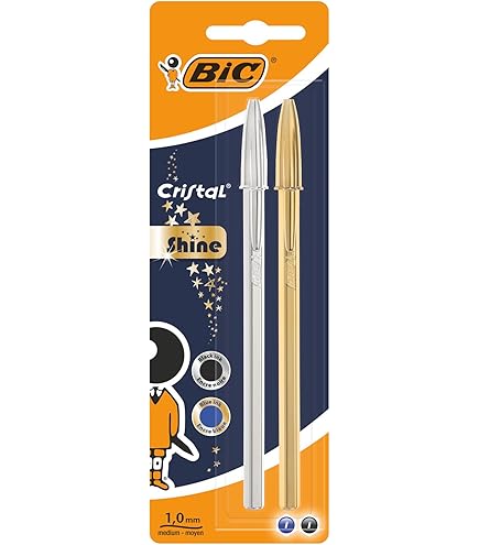 BIC Cristal Fun balpen kleurenassortiment breed 0,6 mm 4 stuks | Viking
