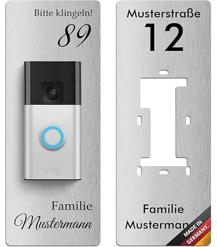 Wandplatte Für Akku-Videotürklingel (Battery) – Kompatibel Mit Plus, Pro & älteren Modellen, Schwarz Wandplatte Für Akku-Videotürklingel (Battery) – Kompatibel Mit Plus, Pro & älteren Modellen, Schwarz