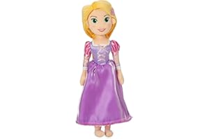 Disney Store Official Rapunzel Soft Toy Doll, Tangled, 46cm/18”, Featuring Puff Sleeves, Ribbon Details and Lace Trims, Rapunzel Doll Suitable for All Ages