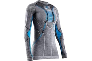 X-Bionic Apani 4.0 Merino Round Neck Maglietta a Maniche Lunghe Donna (Pacco da 1)