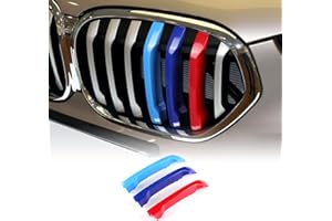 KUNGKIC Griglia anteriore Inserto Trim Strisce Griglie Per 2020 2021 2022 X1 F48 Accessori Decorazione Esterna 3 PZ