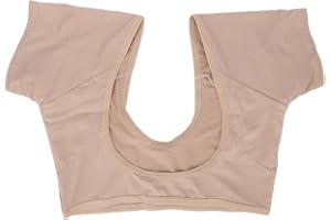 Fyearfly Tvättbar armhåla underarm svettdynor väst, underarm svettväst snabbtorkande andningsbart nät återanvändbar armhåla svettdynor för kvinnor flickor hudfärg