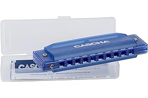 CASCHA Fun Blues Mundharmonika Blue (incl. hard case and flyer)