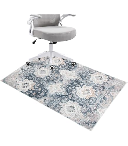 Tappeto Protezione Pavimento Per Sedia Ufficio - 90x120 Cm Antigraffio E Fonoassorbente - Foto 10