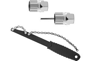 CAIXINYI Kit Attrezzi Bici, Bici Chiave Pacco Pignoni, Chiave a Frusta con Bici Chiave Pacco Pignoni, Kit Attrezzi Catena,Kit Catena Bici, Kit Attrezzi Bici Corsa MTB, per Catena Freewheel Removal Tool.
