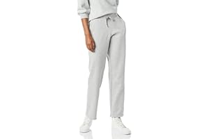 Amazon Essentials Mujer Pantalones Deportivos de Pierna Recta con Cordón para Mujer, Forro Polar (Disponibles en Tallas Grandes)