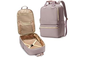 bergsalz Reiserucksack Damen Ryanair Handgepäck 40x20x25 Rucksack Damen Herren Arbeit Handgepäck Rucksack Wasserdicht Travel Backpack Rosa Lila