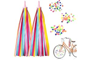 YALiya 110 stycken barncykel serpentiner – cykel ekrar klämmor