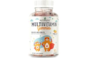 Nutrazee Multivitamin Gummies for Kids 2-6 & 7+ Years, Men & Women Essential Vitamins With Biotin For Growth & Development 45 Gummy Bears